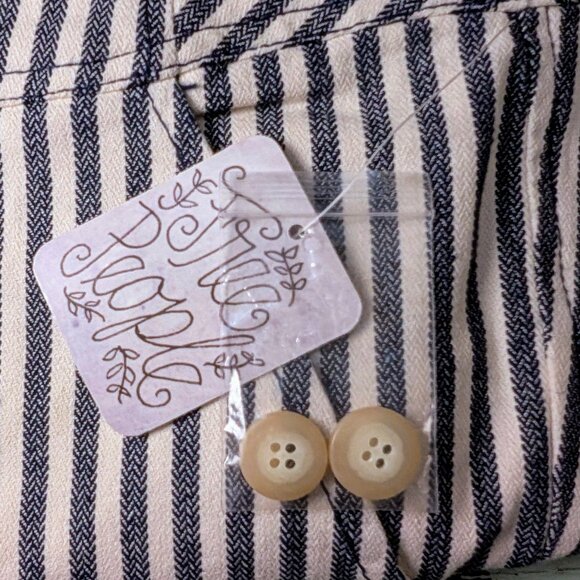 Free People Frankie Striped High Waist Skinny Pants SIZE 4 NWT - Picture 6 of 9